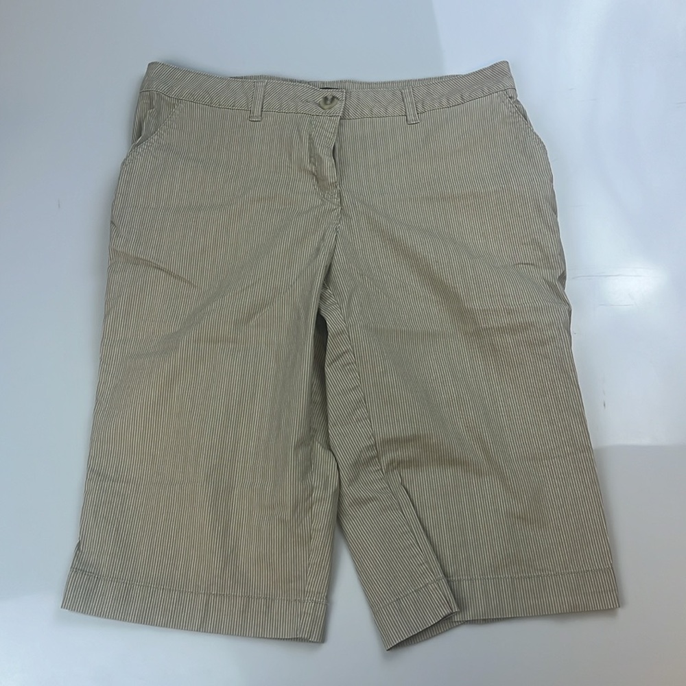 David Jones Classic Collection Striped Capris S124-23